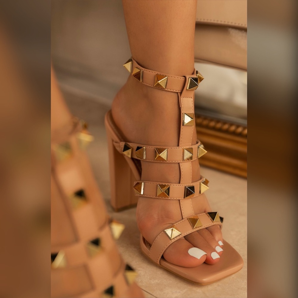 Rockstud Gladiator Heels 🖤